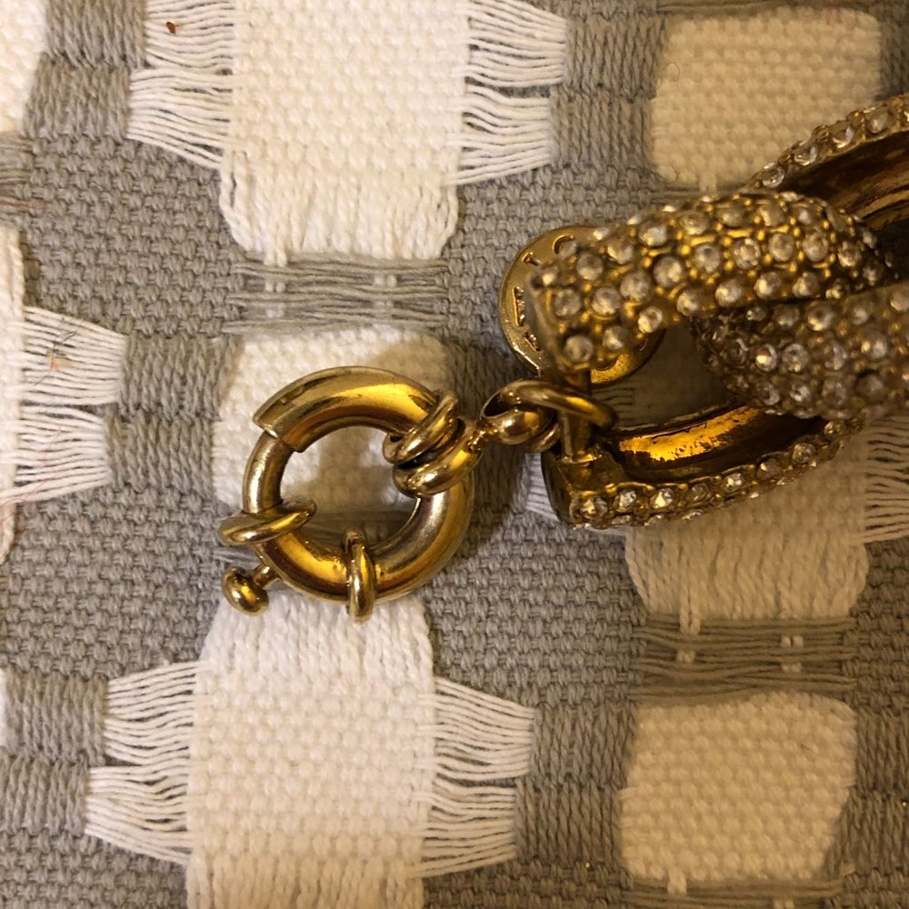 J.Crew Classic Pave Chain Link Bracelet - Picture 3 of 7